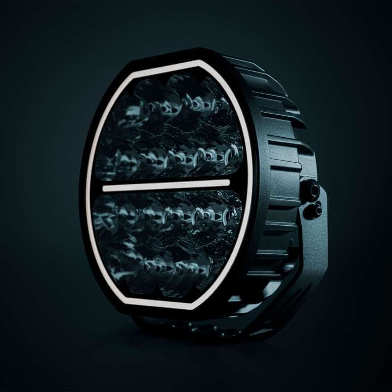 Strands Big Energy DRIVING LIGHT 9″ Orange / Weiß