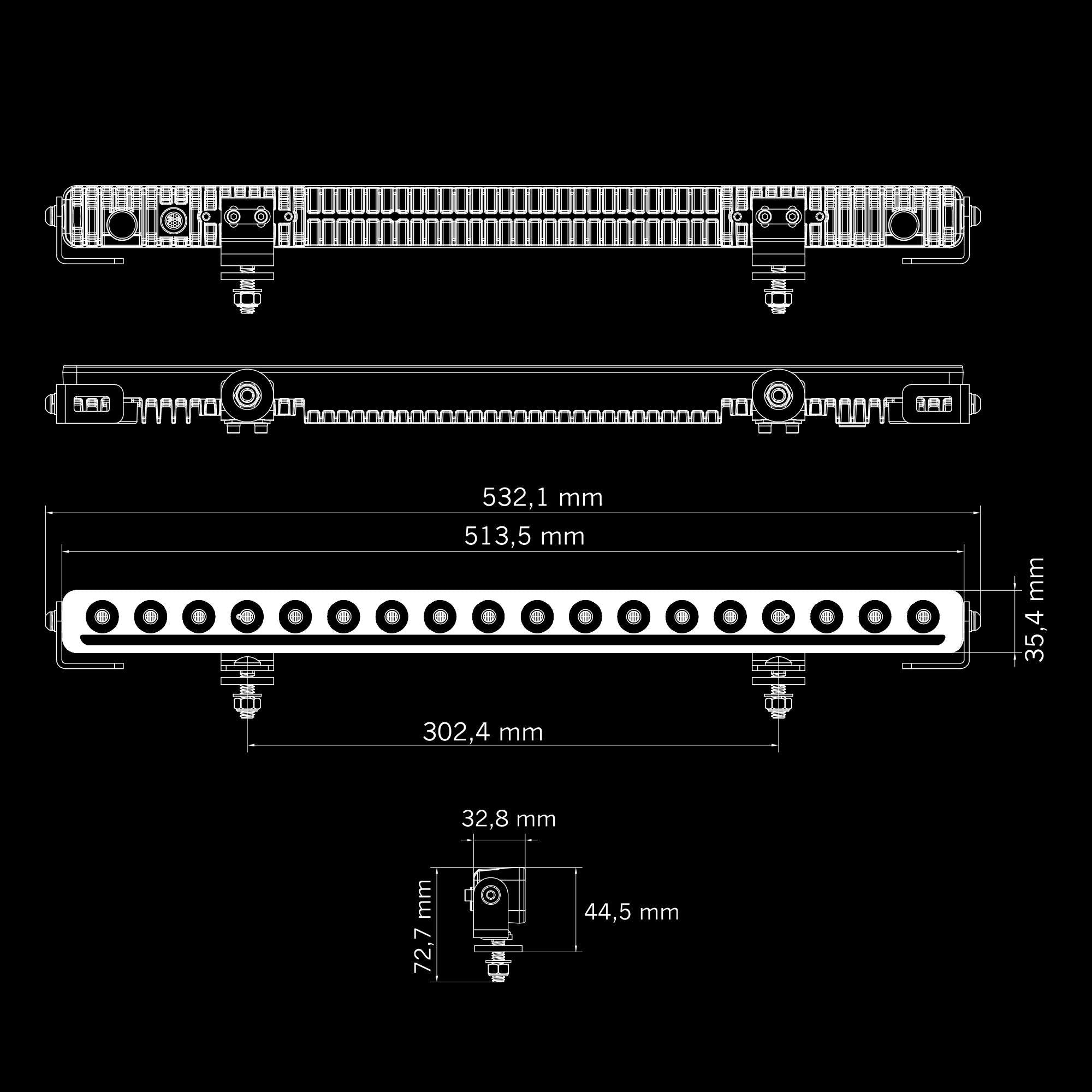 Strands NUUK D-LINE LED BAR 20″