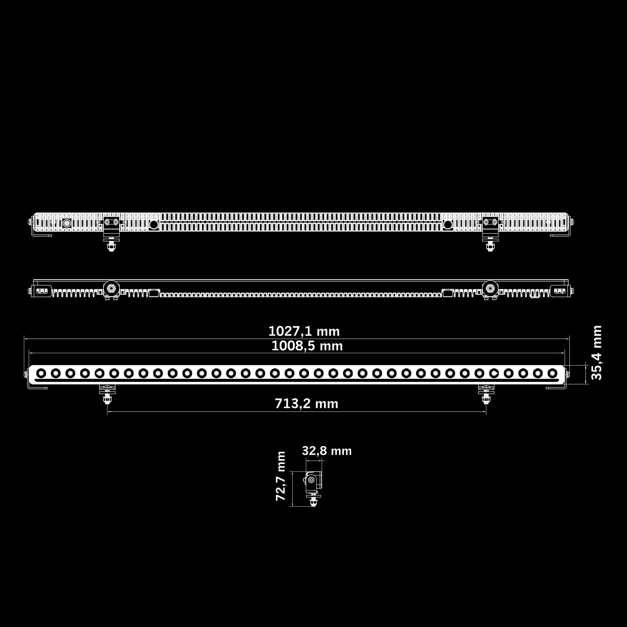 Strands NUUK D-LINE LED BAR 40″