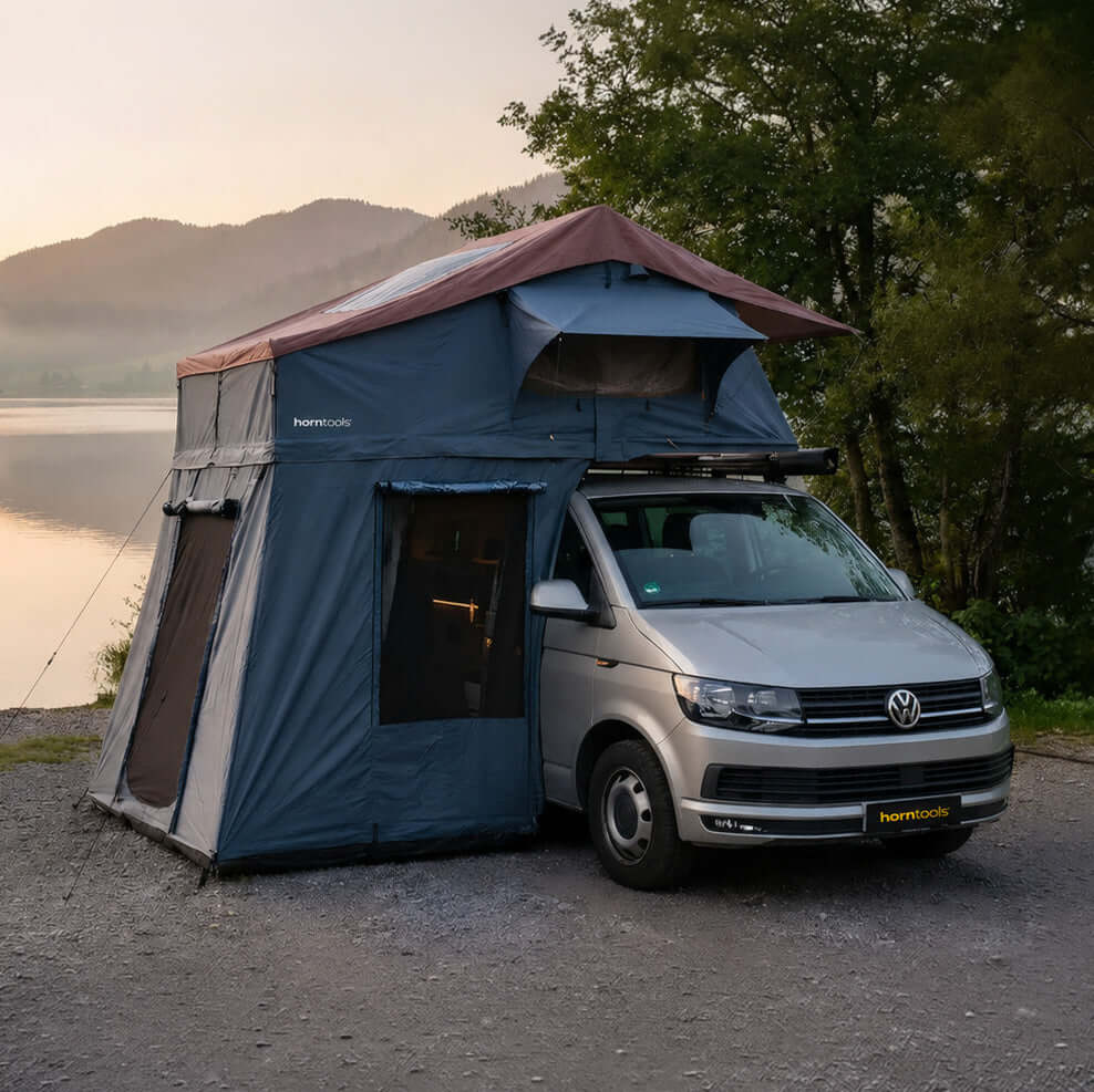 Roof tent Elements Gen II for 4 people - 220 cm - color Ocean