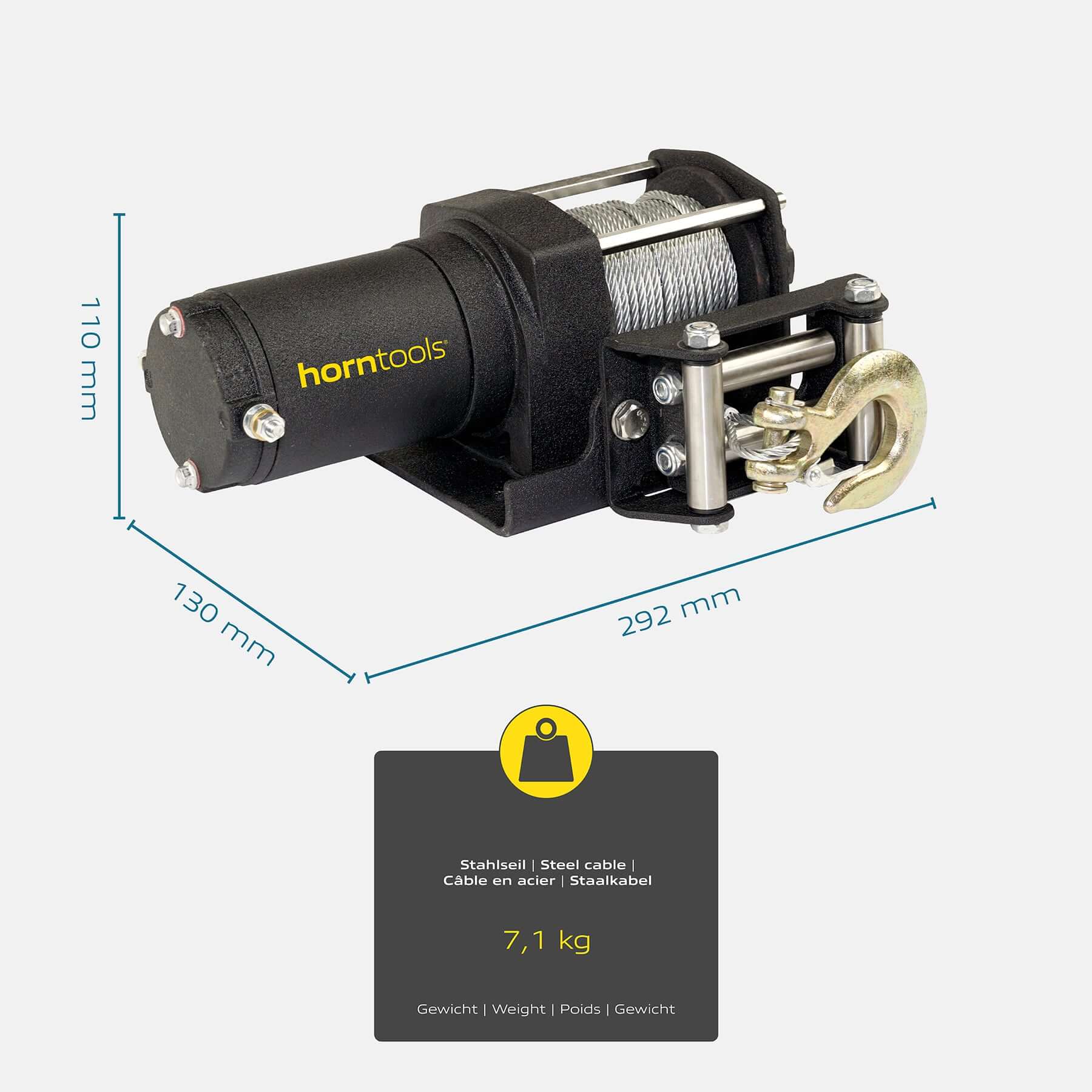 Winch Beta 0.9 tons