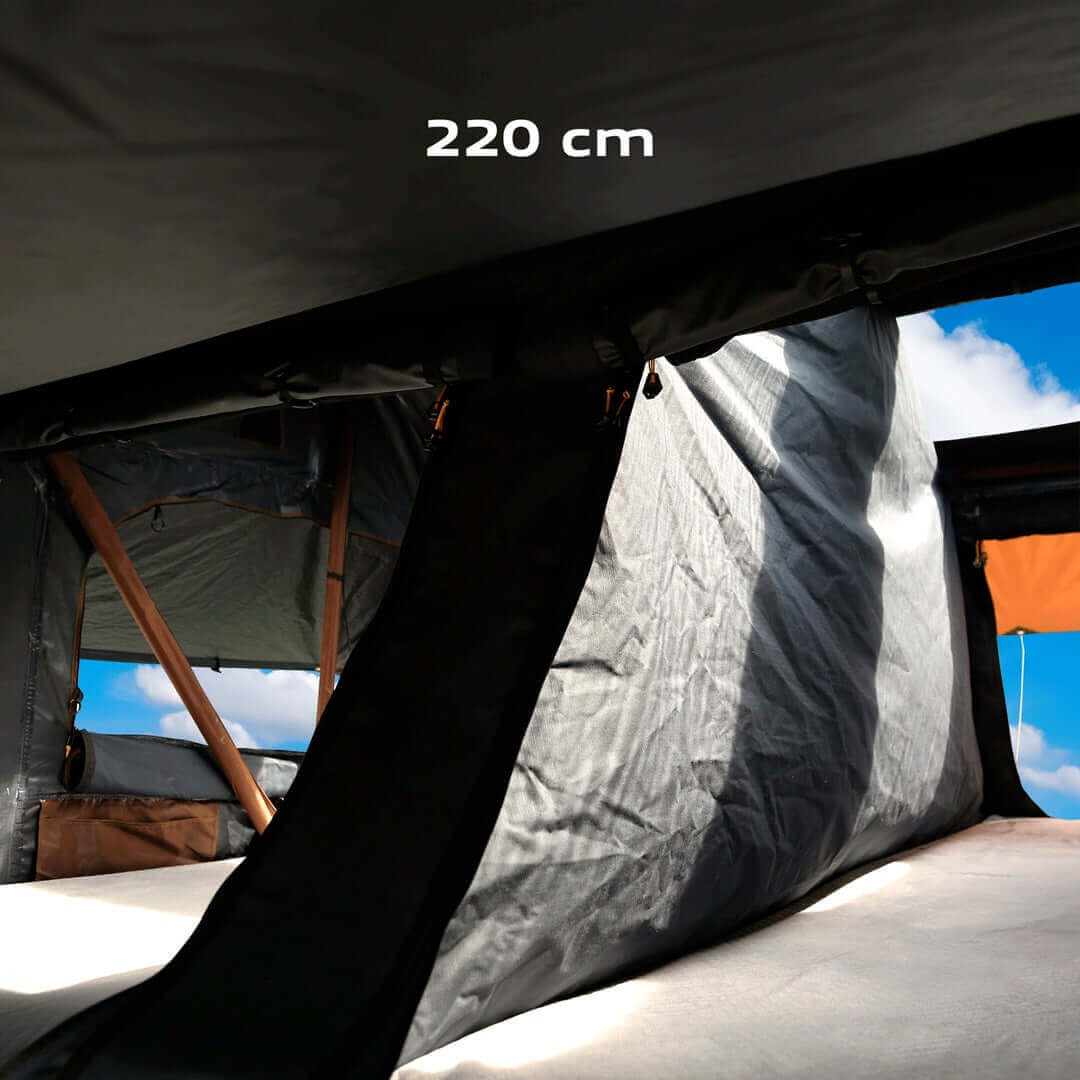 Roof tent Elements Gen II for 4 people - 220 cm - Ocean color
