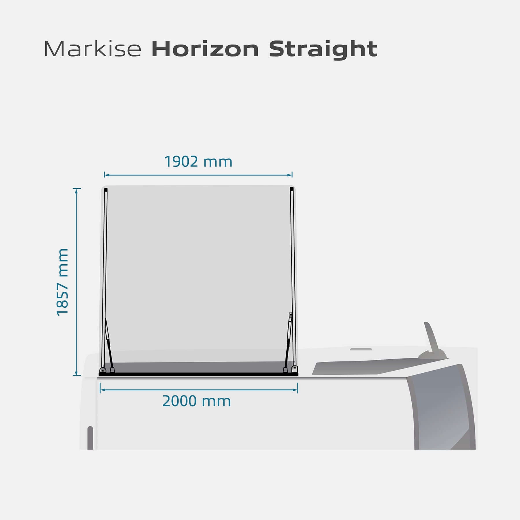 Markise Horizon Straight (freitragend)