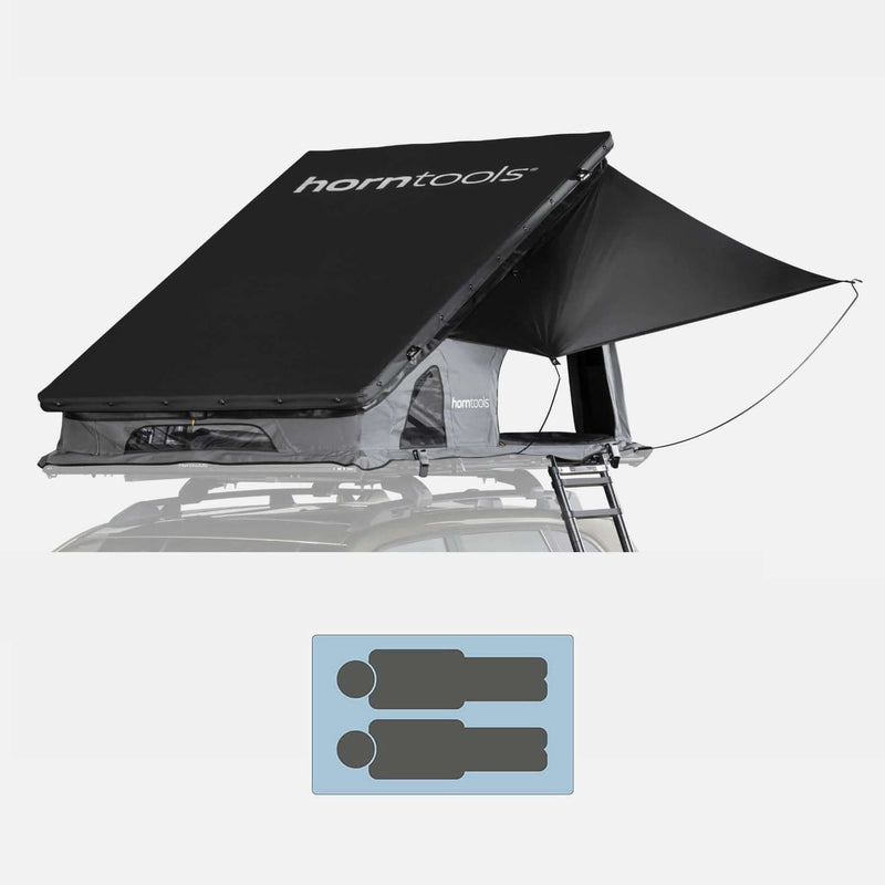 Triangle Dachzelt Cloud für 2 Personen - 140 cm